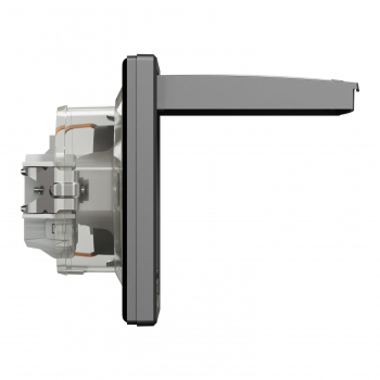 Asfora: Steckdose mit Deckel IP44